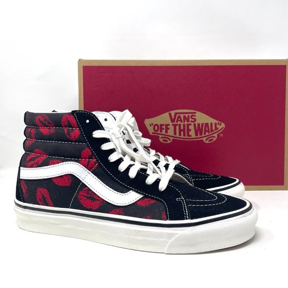 Vans Sk8 Hi 38 Dx Choes Men's Size Skate Red High Top Canvas Suede VN0A38GF45T - Picture 7 of 11